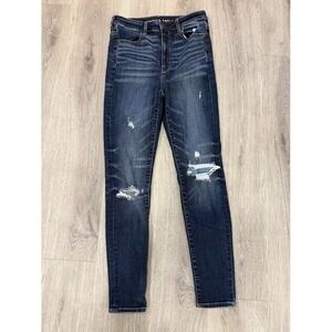 American Eagle Women's Highest Rise Distressed Jegging Jeans Women's Size 6